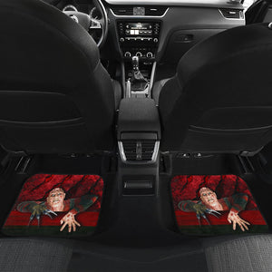 Horror Movie Car Floor Mats | Freddy Krueger On The Edge Car Mats Ci082721