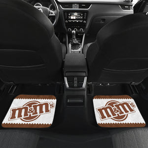 M&M Brown Chocolate Funny Car Floor Mats Car Accessories Ci220525-06