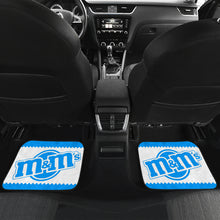 Load image into Gallery viewer, M&amp;M Blue Chocolate Funny Car Floor Mats Car Accessories Ci220525-07