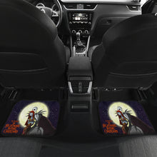 Load image into Gallery viewer, Nightmare Before Christmas Cartoon Car Floor Mats - Jack Skellington Hugging Sally On RIP Night Car Mats Ci092804
