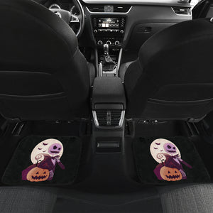 Nightmare Before Christmas Cartoon Car Floor Mats - Evil Jack Skellington With Pumpkin Funny Artwork Car Mats Ci100902