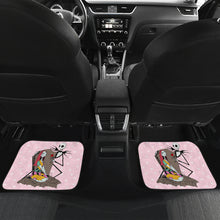 Load image into Gallery viewer, Nightmare Before Christmas Cartoon Car Seat Covers - Jack Skellington And Sally Heart Patterns Pink Seat Covers Ci101201