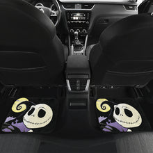 Load image into Gallery viewer, Nightmare Before Christmas Cartoon Car Floor Mats | Cute Smiling Jack Skellington With Moon Hill Car Mats Ci092501