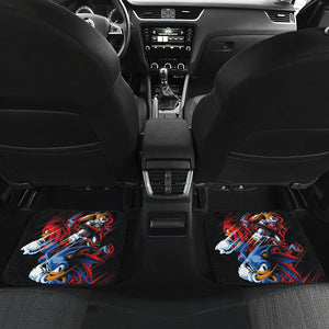 Sonic The Hedgehog Car Floor Mats Cartoon Car Accessories Custom For Fans Ci22060709