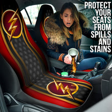 Load image into Gallery viewer, The Flash Car Seat Covers Fan Art Car Accessories Ci220329-11