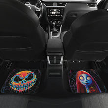 Load image into Gallery viewer, Jack Skellington Sally Car Floor Mats Spider Web Colorful Car Accessories Ci220922-02