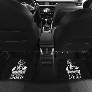 Dragon Ball Black And White Car Floor Mats Goku Kid Anime Car Mats Ci0727