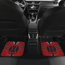Load image into Gallery viewer, Black Widow Logo Car Floor Mats Custom For Fans Ci230111-04a