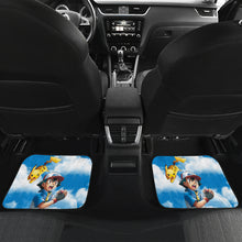 Load image into Gallery viewer, Pokemon Anime  Car Floor Mats - Ask Ketchum Satoshi And Pikachu Fighting Blue Sky Car Mats Ci111002