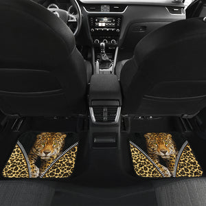 Leopard Pattern Zip Car Floor Mats Car Accessories Ci220520-10