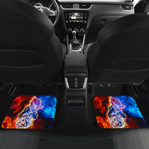 Vegeta Fire Dragon Ball Anime Yellow Car Floor Mats Unique Design Ci0814