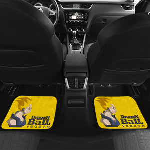 Vegeta Art Dragon Ball Anime Yellow Car Floor Mats Unique Design Ci0814