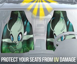 Celebi Green Pokemon Car Seat Covers Style 1 213001