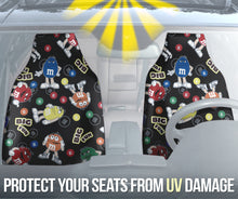 Load image into Gallery viewer, M&amp;M Chocolate Pattern Fantasy Car Seat Covers Ci220523-04
