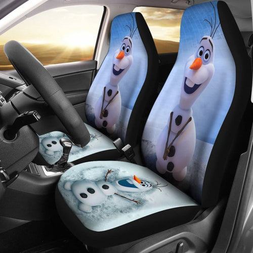 Frozen Olaf Car Seat Covers Nh07 Universal Fit 225721 - CarInspirations
