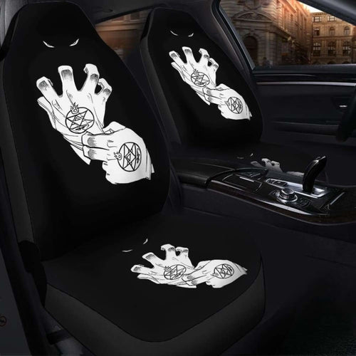 Full Metal Alchemist Brotherhood Seat Covers 101719 Universal Fit - CarInspirations