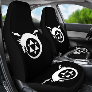 Fullmetal Alchemist Logo Seat Covers Amazing Best Gift Ideas 2020 Universal Fit 090505 - CarInspirations