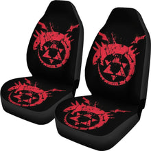 Load image into Gallery viewer, Fullmetal Alchemist Red Logo Seat Covers Amazing Best Gift Ideas 2020 Universal Fit 090505 - CarInspirations