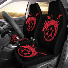 Load image into Gallery viewer, Fullmetal Alchemist Red Logo Seat Covers Amazing Best Gift Ideas 2020 Universal Fit 090505 - CarInspirations