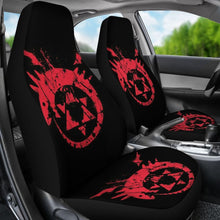 Load image into Gallery viewer, Fullmetal Alchemist Red Logo Seat Covers Amazing Best Gift Ideas 2020 Universal Fit 090505 - CarInspirations