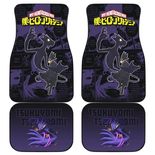 Fumikage Tokoyami Tsukuyomi My Hero Academia Car Floor Mats Manga Mixed Anime Funny Universal Fit 175802 - CarInspirations