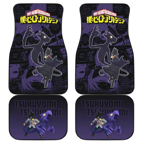 Fumikage Tokoyami Tsukuyomi My Hero Academia Car Floor Mats Manga Mixed Anime Universal Fit 175802 - CarInspirations