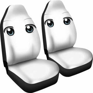 Funny Anime Eyes Seat Covers 101719 Universal Fit - CarInspirations