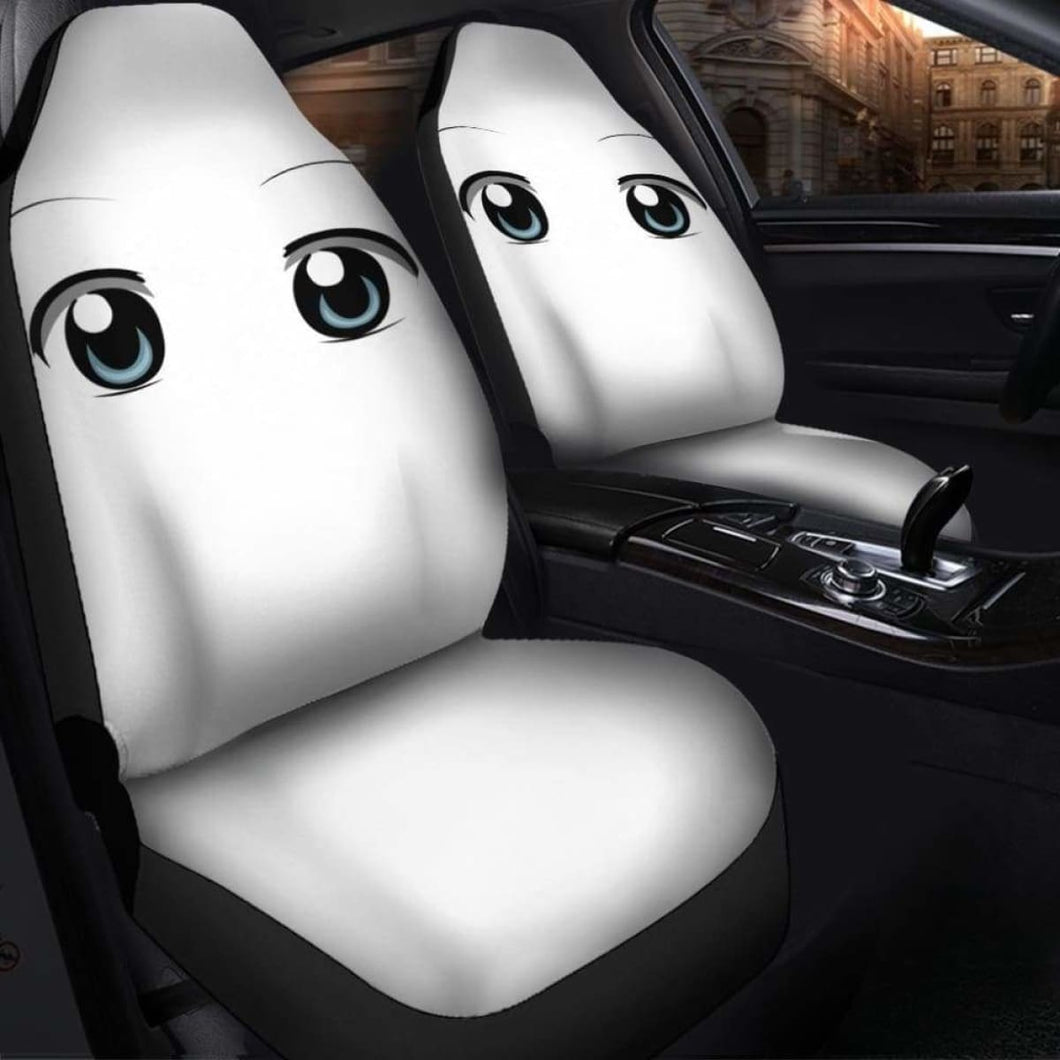 Funny Anime Eyes Seat Covers 101719 Universal Fit - CarInspirations
