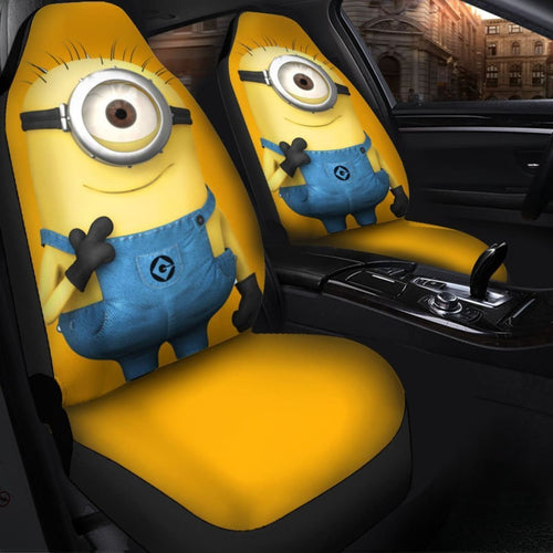 Funny Minions Seat Covers Amazing Best Gift Ideas 2020 Universal Fit 090505 - CarInspirations