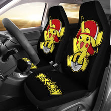 Load image into Gallery viewer, Funny Pikachu Car Seat Covers Pokemon Anime Fan Gift H200221 Universal Fit 225311 - CarInspirations