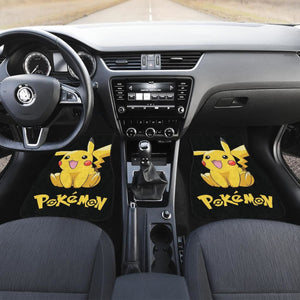 Funny Pikachu Pokemon Anime Fan Gift Car Floor Mats H200221 Universal Fit 225311 - CarInspirations