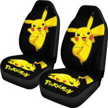 Load image into Gallery viewer, Funny Pikachu Pokemon Anime Fan Gift Car Seat Covers H200221 Universal Fit 225311 - CarInspirations