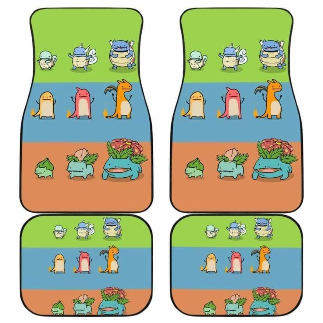 Funny Pokemon Car Floor Mats Universal Fit 051912 - CarInspirations