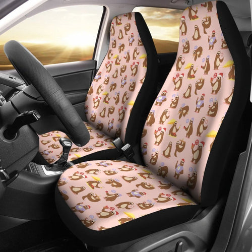 Funny Sloth Emotions Zootopia Car Seat Covers Lt04 Universal Fit 225721 - CarInspirations