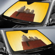 Load image into Gallery viewer, Funny Snoopy Car Sun Shades 918b Universal Fit - CarInspirations