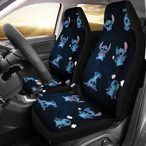 Funny Stitch Emotion Car Seat Covers Universal Fit 194801 - CarInspirations