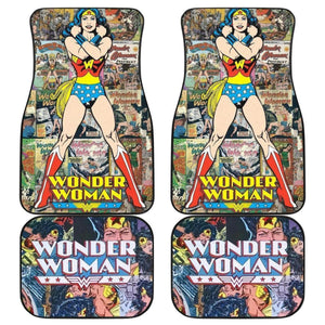 Funny Wonder Woman Car Mats Mn04 Gift For Women Universal Fit 111204 - CarInspirations