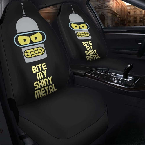 Futurama Bender Funny Cartoon Seat Covers 101719 Universal Fit - CarInspirations