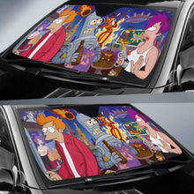Load image into Gallery viewer, Futurama Cartoon Car Sun Shades 918b Universal Fit - CarInspirations