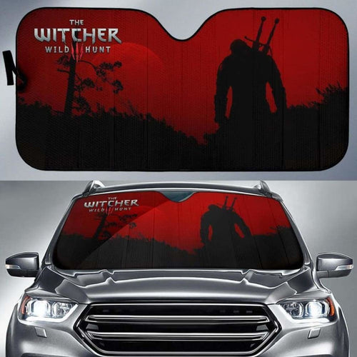 Game Fan Gift Geralt The Witcher 3: Wild Hunt Car Sun Shades Universal Fit 051012 - CarInspirations