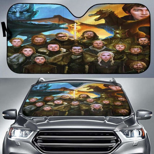 Game Of Thrones Car Auto Sun Shades Universal Fit 051312 - CarInspirations