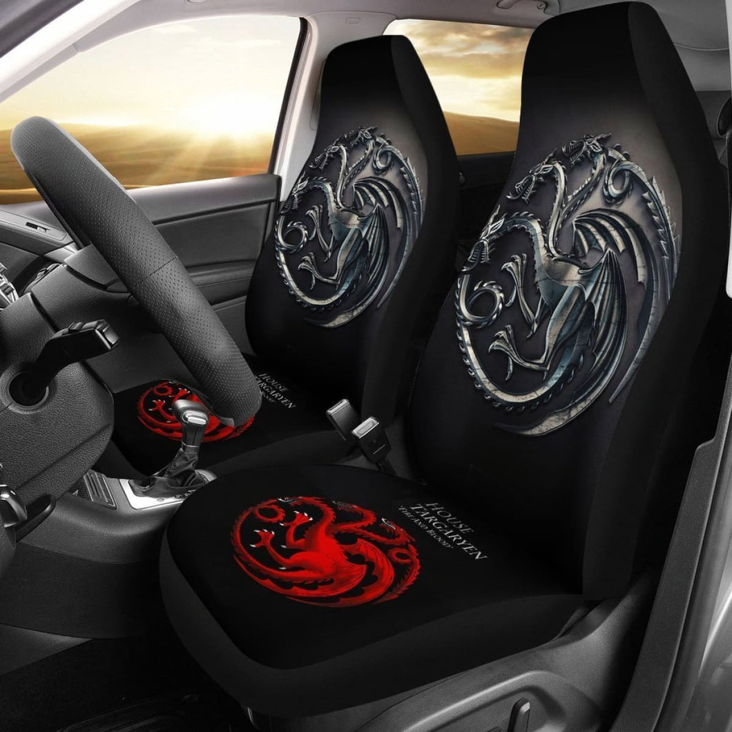 Game Of Thrones House Targaryen Car Seat Covers Lt03 Universal Fit 225721 - CarInspirations