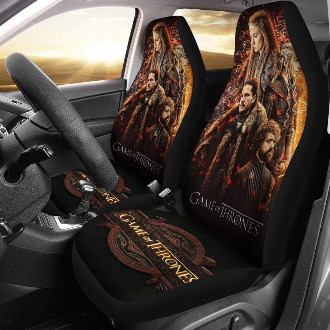 Game Of Thrones Movies Fan Gift Car Seat Covers H053120 Universal Fit 072323 - CarInspirations