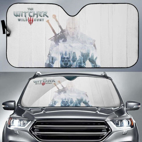Game The Witcher 3: Wild Hunt Geralt Car Sun Shades Universal Fit 051012 - CarInspirations