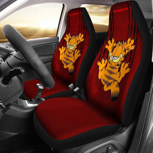 Garfield Cat Car Seat Covers Nh07 Universal Fit 225721 - CarInspirations