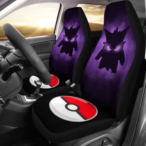Gengar And Pokeball Car Seat Covers Nh07 Universal Fit 225721 - CarInspirations