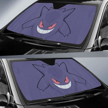 Load image into Gallery viewer, Gengar Pokemon Car Sun Shades 918b Universal Fit - CarInspirations