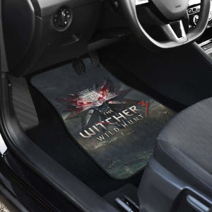 Geralt Car Floor Mats Logo The Witcher 3: Wild Hunt Game Universal Fit 051012 - CarInspirations