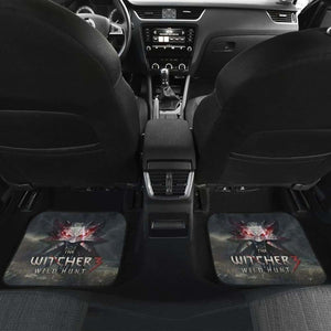 Geralt Car Floor Mats Logo The Witcher 3: Wild Hunt Game Universal Fit 051012 - CarInspirations