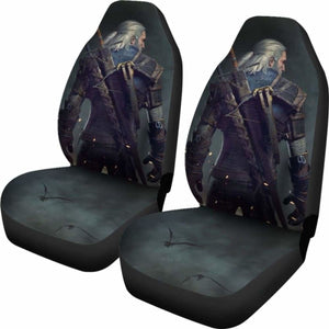 Geralt Car Seat Covers The Witcher 3: Wild Hunt Game Fan Gift Universal Fit 051012 - CarInspirations